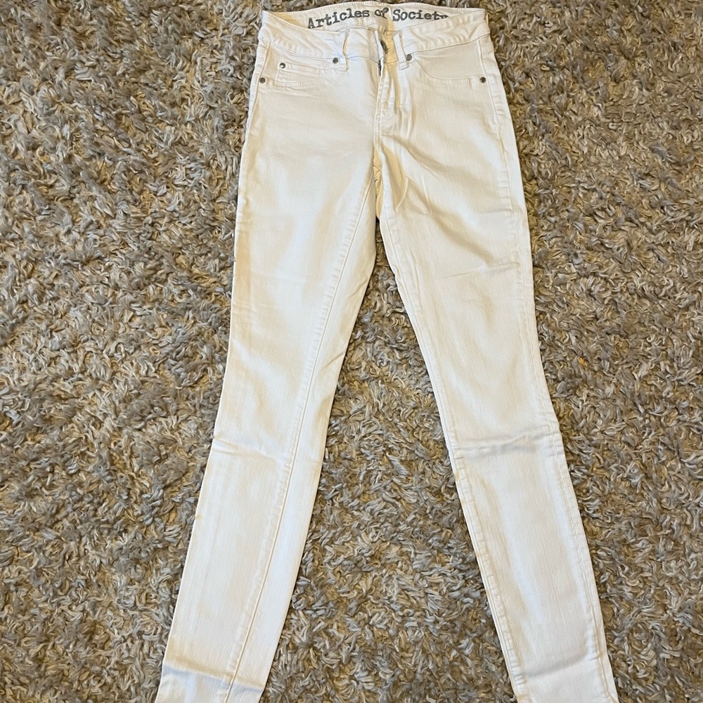 Article of society white skinny jean